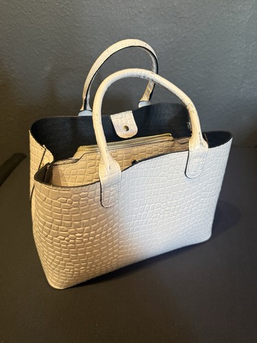 Weiße handtasche aus - weiße,