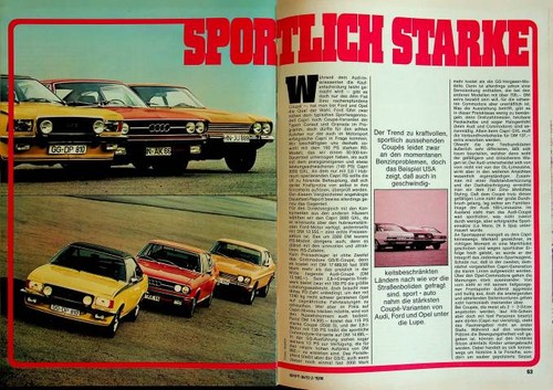 Sport auto 1974 audi 100 - sport, s