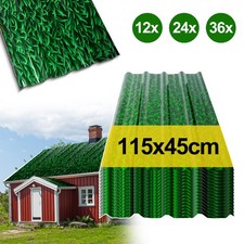 Trapezblech Profilblech Wellblech Dach platten Set Trapezblech Grün Metallblech