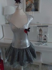 LEG AVENUE Damen KOSTÜM Fasching Gr.M/L 38 Tempting Tin Man 3 teilig wNeu
