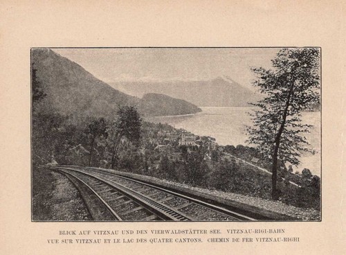 Blick auf vitznau und den - blick,