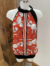 Rick Cardona Top Shirt Blumen zu Jeans Hose Rock Gr. 38 Heine