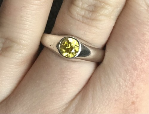Ring edelstein citrin 925 - ring,