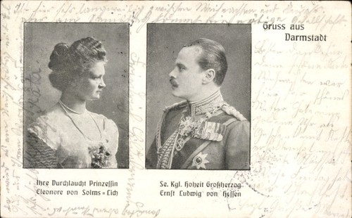 Großherzog ernst ludwig - ak,