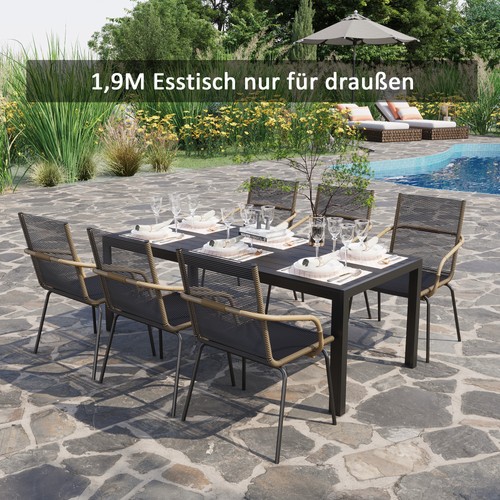 Outsunny gartentisch - outsunny,