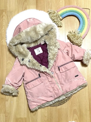 Zara babygirl winterjacke rosa - zara,