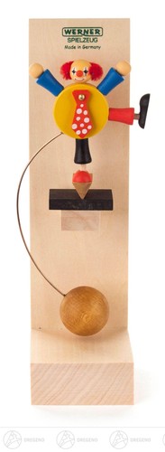 Schaukelfigur clown gelb - clown,,