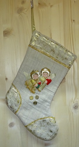 Nikolaus stiefel mit engel - stiefel,