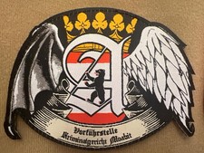  Patch Abzeichen Justiz Berlin Moabit Kriminalgericht A-Flügel Vorführstelle