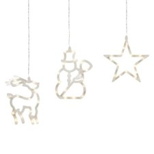 3er Set Fensterbilder