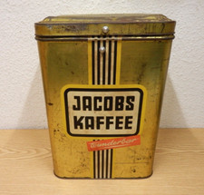 50er 60er XXL Blechdose Jacobs Kaffee  Werbung Dose 50s 60s Vintage mid Century