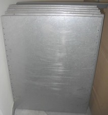 1 Stück verzinkter Industrie-Schwerlast-Metallboden 101x80x4 cm für Steckregal