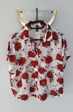 Kurze Bluse cropped Kurzarm