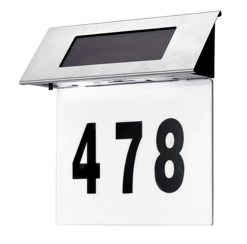Michelino led solar hausnummer - led, solar-hausnummer