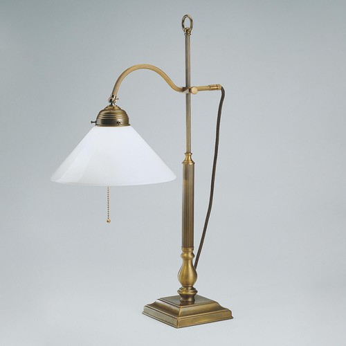 Tischlampe antik aus messing - aus,