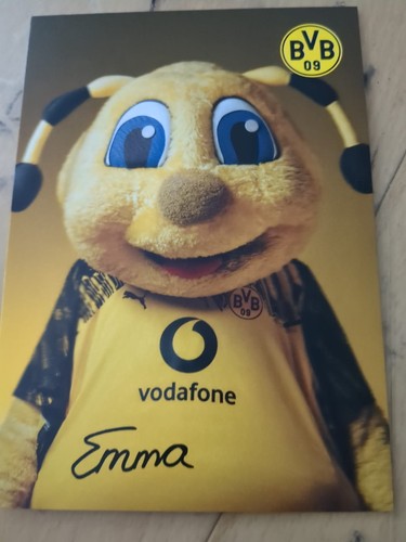Unikat autogrammkarte emma - autogrammkarte.,
