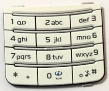 Original Nokia 6110 T9 Tastatur Tastenmatte Navigator Keypad Keymat Weiß NEU
