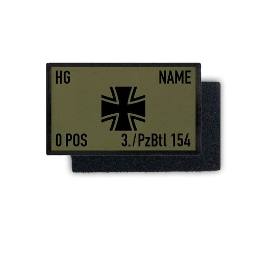 Rank patch 8x6cm bundeswehr - 9,8x6cm,