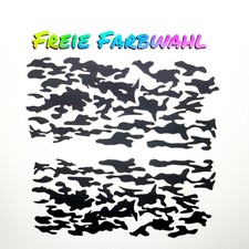 2x Camouflage Aufkleber Set