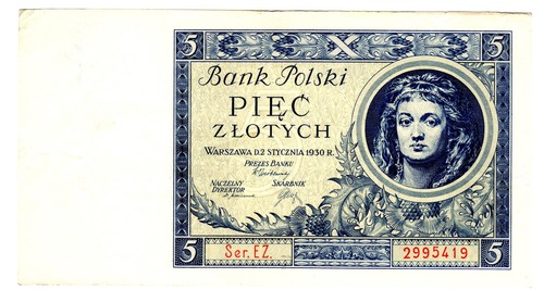 Polen banknote zlotych - polen,