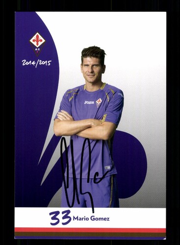 Mario gomez autogrammkarte - mario, ac