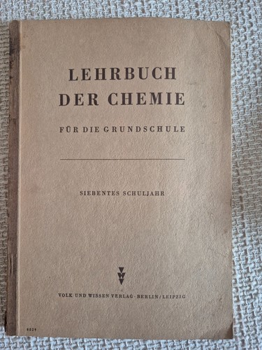 Ddr lehrbuch der - ddr,, chemie