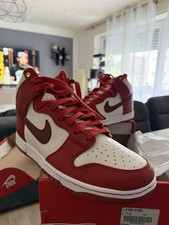 Nike Dunk High Retro Gr.44 rot