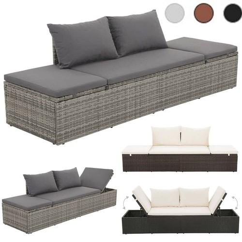 Gartenliege polyrattan - gartenliege,