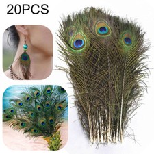 20X Pfauenfedern 25-30cm Natur