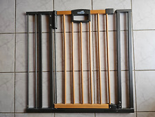 Tür- und Treppenschutzgitter v. Geuther (Ohne Bohren), helles Holz+ anthrazit