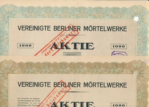 Vbm aktien vereinigte - aktien, /