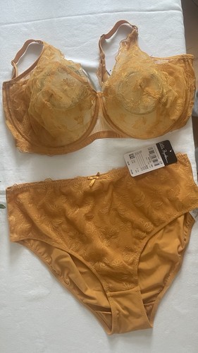 Ulla popken set 105d - bh-set, gold