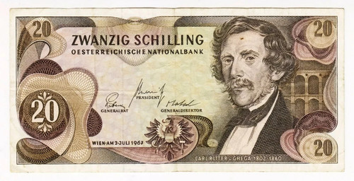 1967 österreich schilling - 1967, 20
