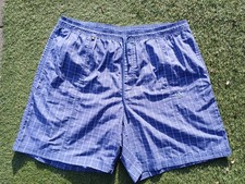 Adidas Herren Badeshorts Badehose m. Kordelzug im Dehnbund blau, Innenslip, XXL
