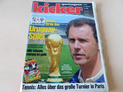 Kicker sportmagazin 1986 - sportmagazin, 2.06.1986