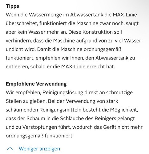 Reinigungsgerät/polsterreinig