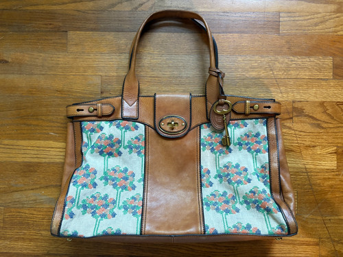 Fossil vintage large leather - vintage,