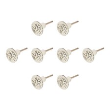 Schrankknöpfe 8er Set weiß