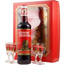 Schierker Feuerstein Set mit 4 Gläsern 0,7l 35%