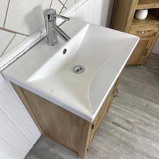 Keramikeinsatz Waschbecken mit