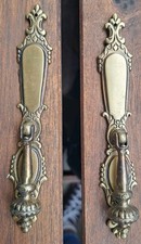 Möbelgriffe Kommoden Zierleiste Knauf Hammerschlag Messing Antik