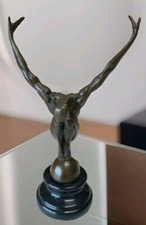 Bronzefigur Athlet Swimmer