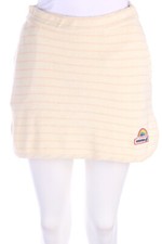 M.GRIFONI Rock Minirock Mini Streifen 40 = D 34 créme emmegi NEU