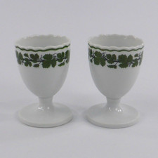 Meissen Weinlaub Eierbecher Paar Pfeifferzeit