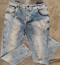 Yakuza Herrenjeans Gr L Blau