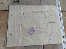 Urkunde Besitzzeugnis zur