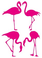 TROPICAL AUFKLEBER Flamingo