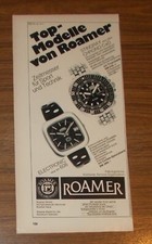 Seltene Werbung vintage ROAMER