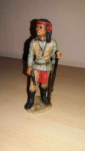Figur indianer mit gewehr - gewehr, und