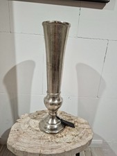 Amphore Vase Chrom Silber Alu
